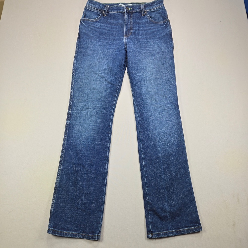 Wrangler Retro Jeans Slim Straight Stretch Medium Wash Denim Boys Size 20 Slim